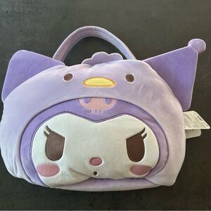Sanrio Lavender Kuromi Plush Bag